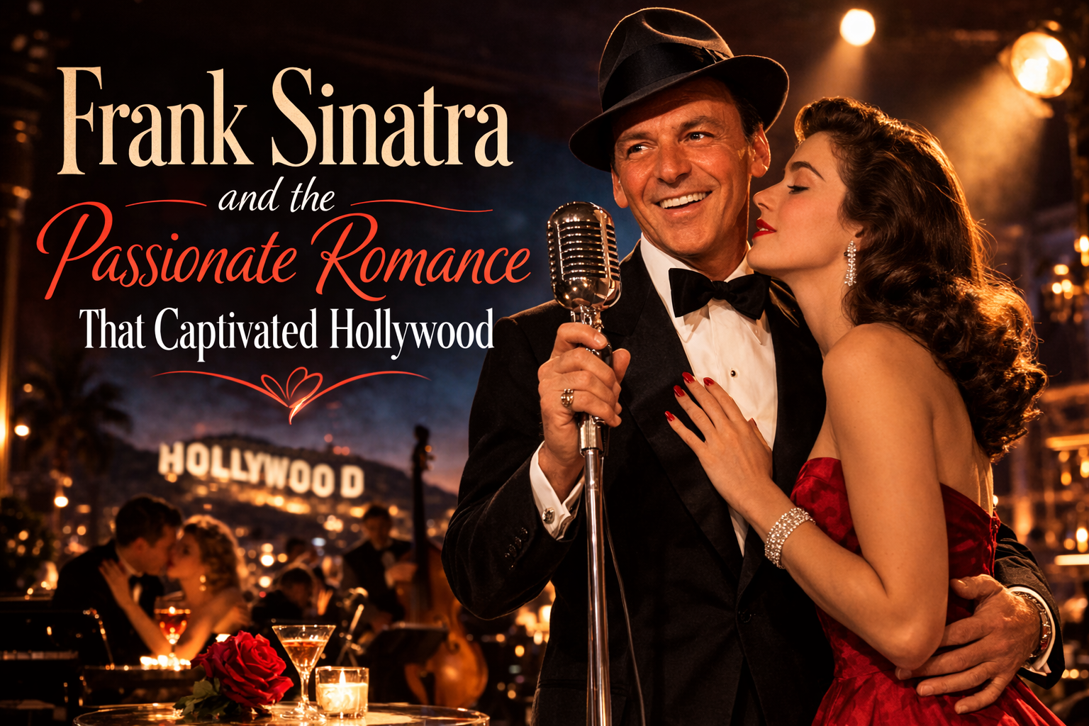 Frank Sinatra and Ava Gardner together during their Hollywood years