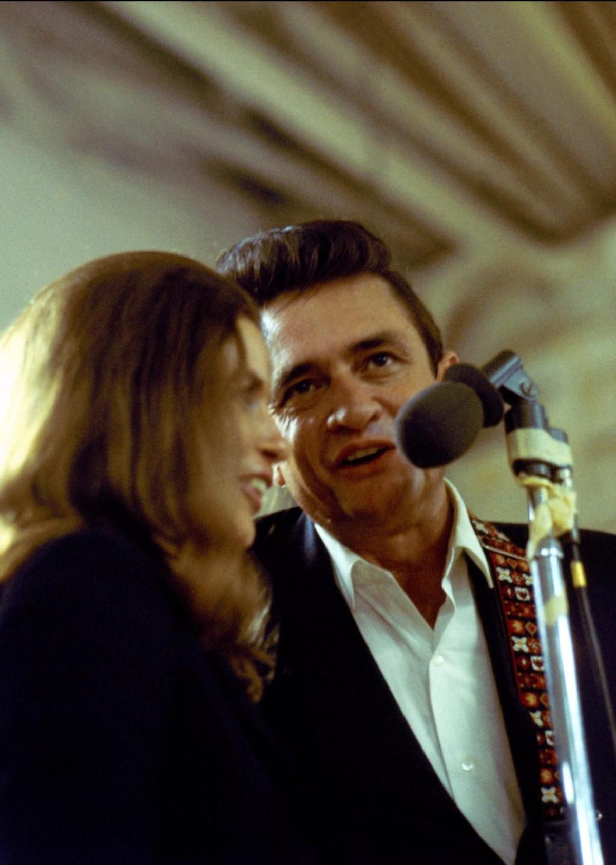 Johnny Cash performing at Folsom Prison in 1968